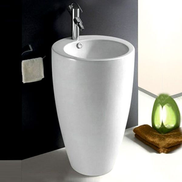 Напольная раковина Melana B133-805 50см белый